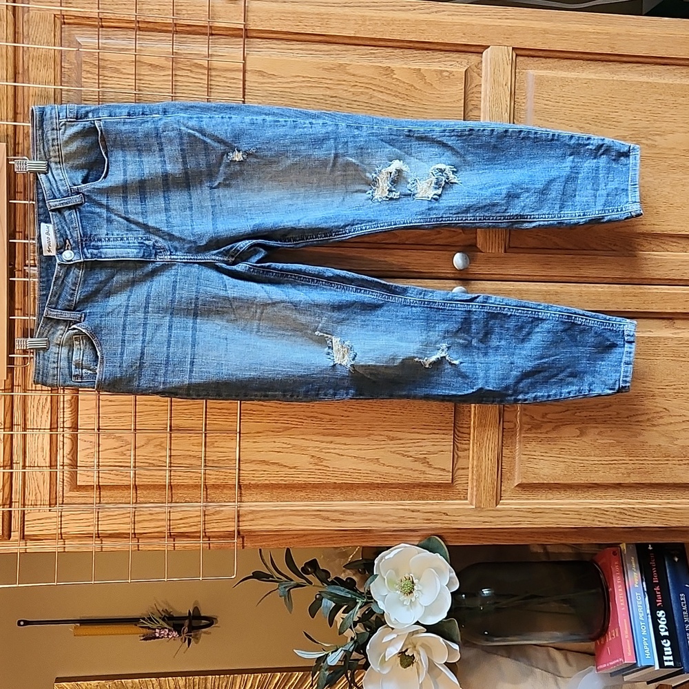Studio Blue Distressed Jeans, Size 32